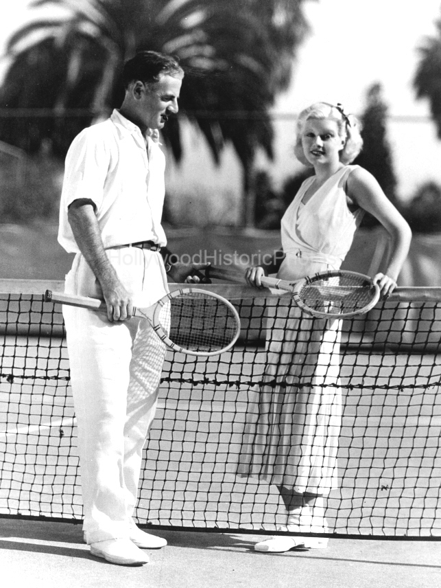 Beverly Hills Hotel Tennis Courts 1934 Jean Harlow wm.jpg
